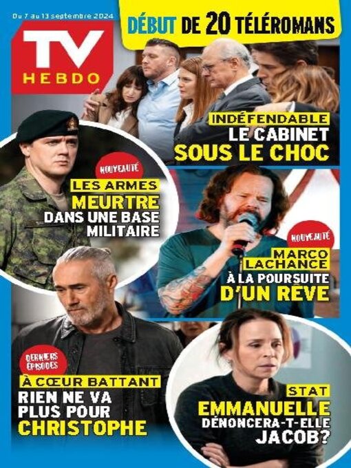 Détails du titre pour TV Hebdo par TVA Publications Inc. - Disponible